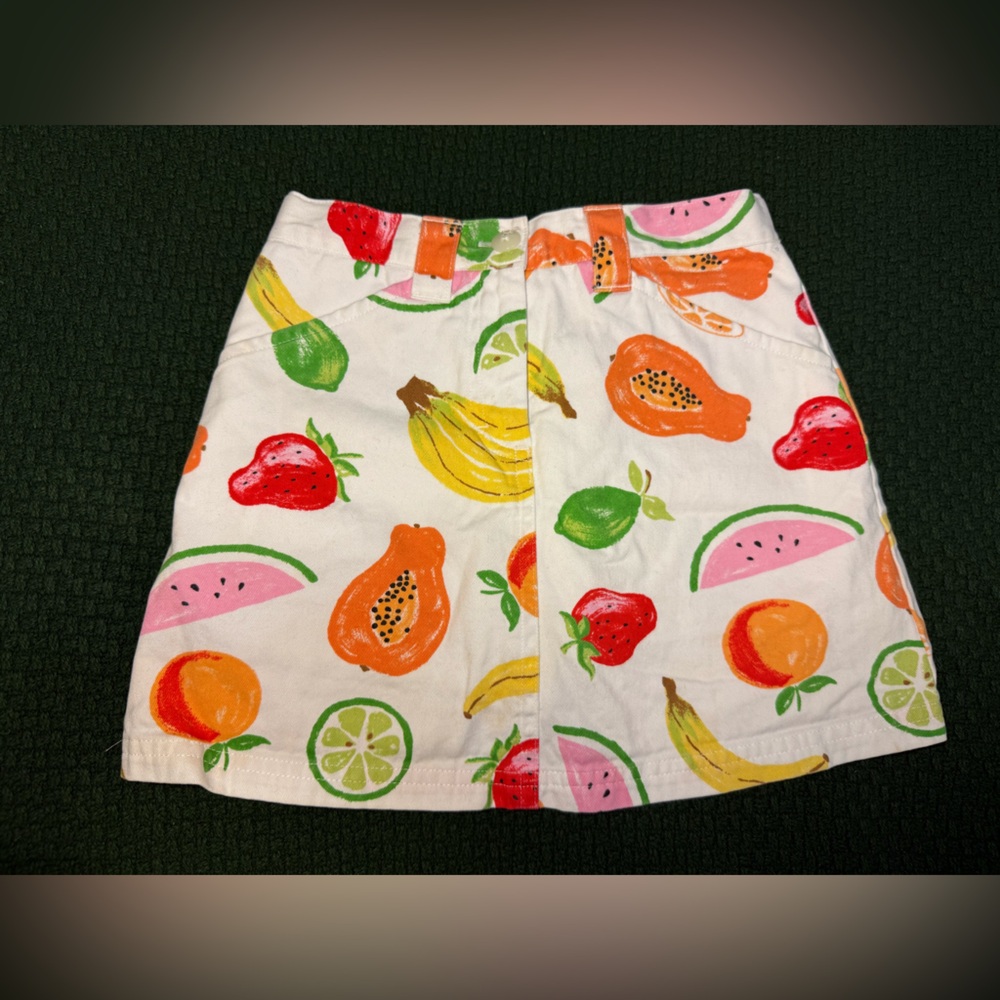 Fruit Print Skirt / skort
